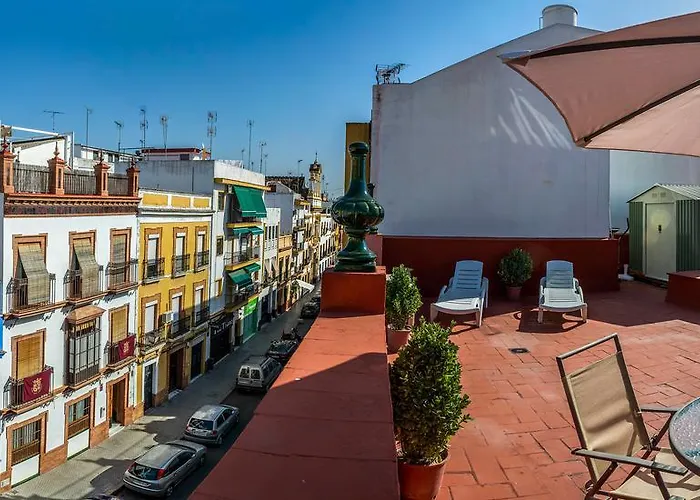 Descubrehome Pureza Triana Penthouse, Terraza Privada